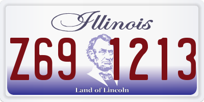 IL license plate Z691213