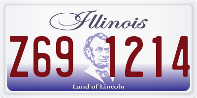 IL license plate Z691214