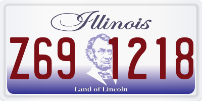 IL license plate Z691218