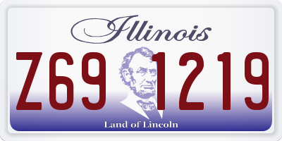 IL license plate Z691219