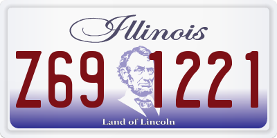 IL license plate Z691221