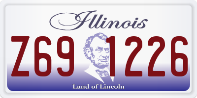 IL license plate Z691226
