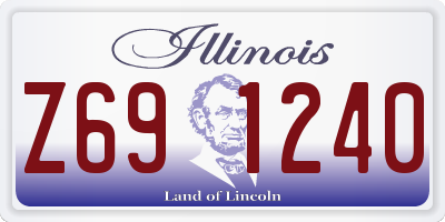 IL license plate Z691240