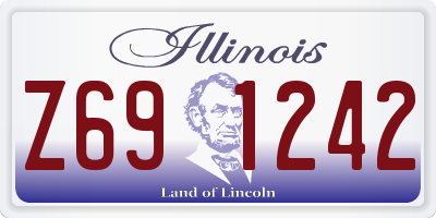 IL license plate Z691242