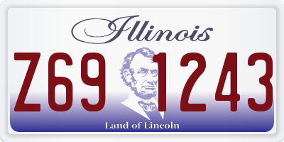 IL license plate Z691243