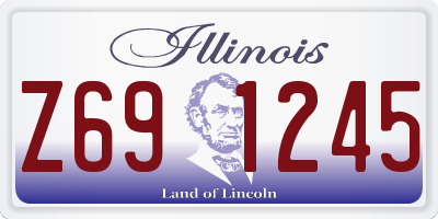 IL license plate Z691245