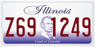 IL license plate Z691249