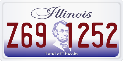 IL license plate Z691252