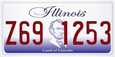 IL license plate Z691253