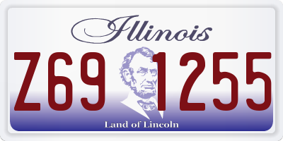 IL license plate Z691255