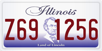 IL license plate Z691256