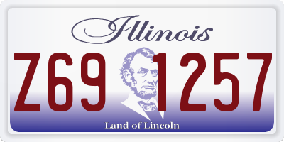 IL license plate Z691257
