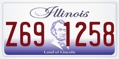 IL license plate Z691258