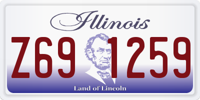 IL license plate Z691259
