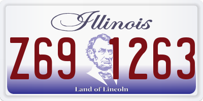 IL license plate Z691263