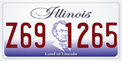 IL license plate Z691265