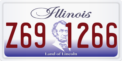 IL license plate Z691266