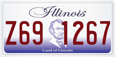 IL license plate Z691267