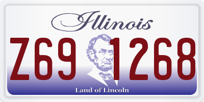 IL license plate Z691268
