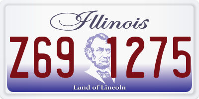 IL license plate Z691275