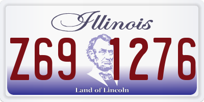 IL license plate Z691276