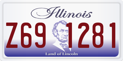 IL license plate Z691281
