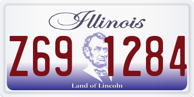 IL license plate Z691284