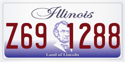 IL license plate Z691288