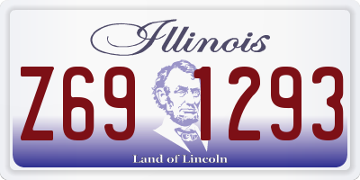 IL license plate Z691293