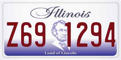 IL license plate Z691294