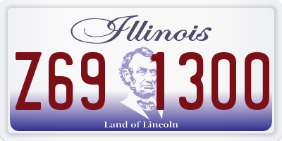 IL license plate Z691300
