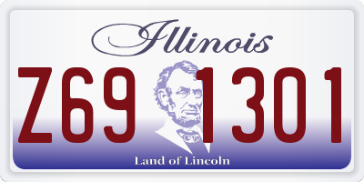 IL license plate Z691301