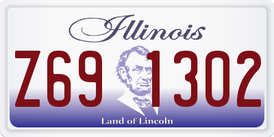 IL license plate Z691302