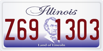 IL license plate Z691303
