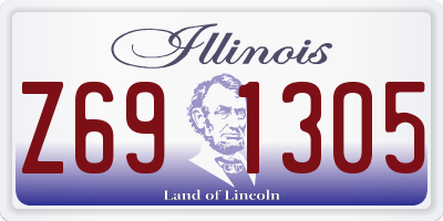 IL license plate Z691305