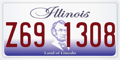 IL license plate Z691308