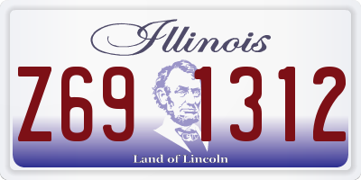 IL license plate Z691312