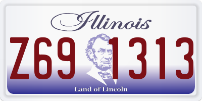 IL license plate Z691313