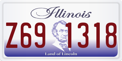 IL license plate Z691318