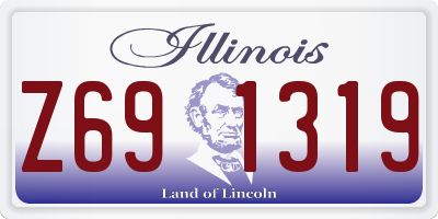 IL license plate Z691319