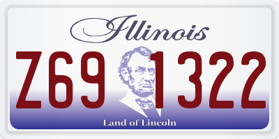 IL license plate Z691322