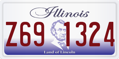 IL license plate Z691324