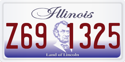 IL license plate Z691325