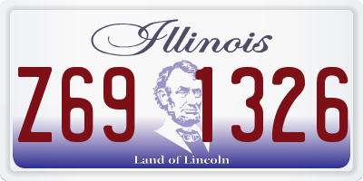 IL license plate Z691326