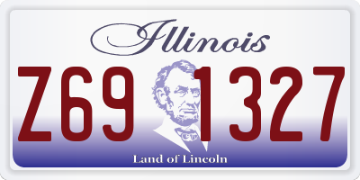 IL license plate Z691327