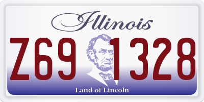 IL license plate Z691328