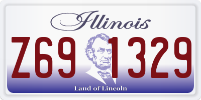 IL license plate Z691329