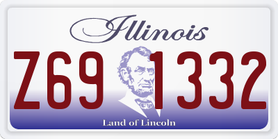 IL license plate Z691332
