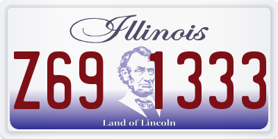 IL license plate Z691333