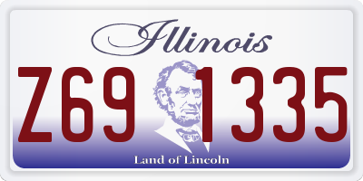 IL license plate Z691335